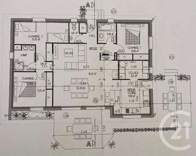 Afficher la photo en grand maison à vendre - 4 pièces - 112.0 m2 - LANDORTHE - 31 - MIDI-PYRENEES - Century 21 Pyrénées Immo